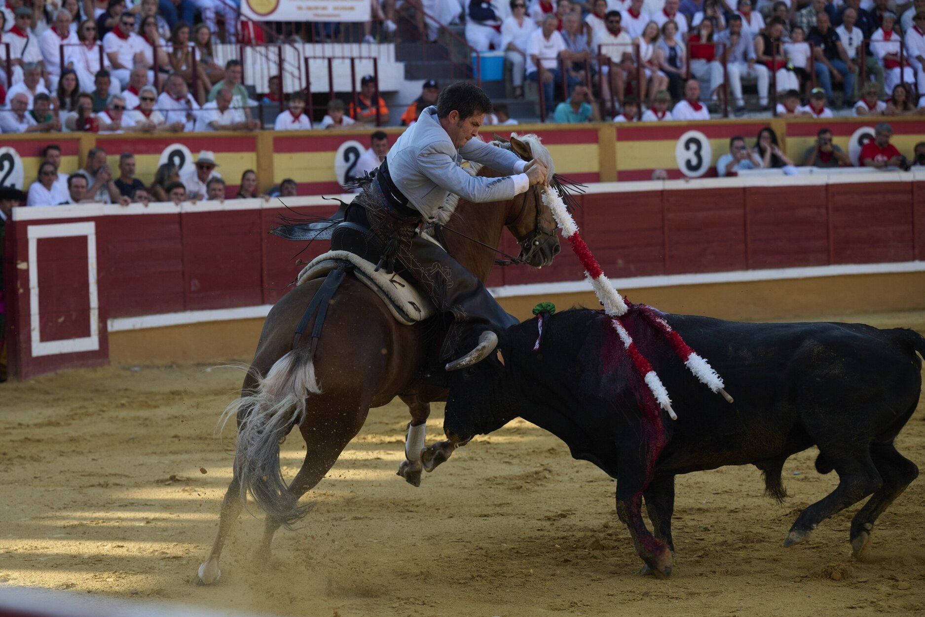 Fotos de la corrida de rejones de este domingo en fiestas de Tudela