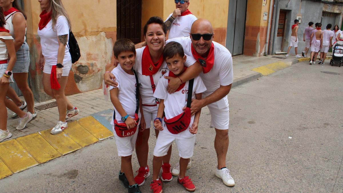 En familia, otra forma de disfrutar de la mañana. 