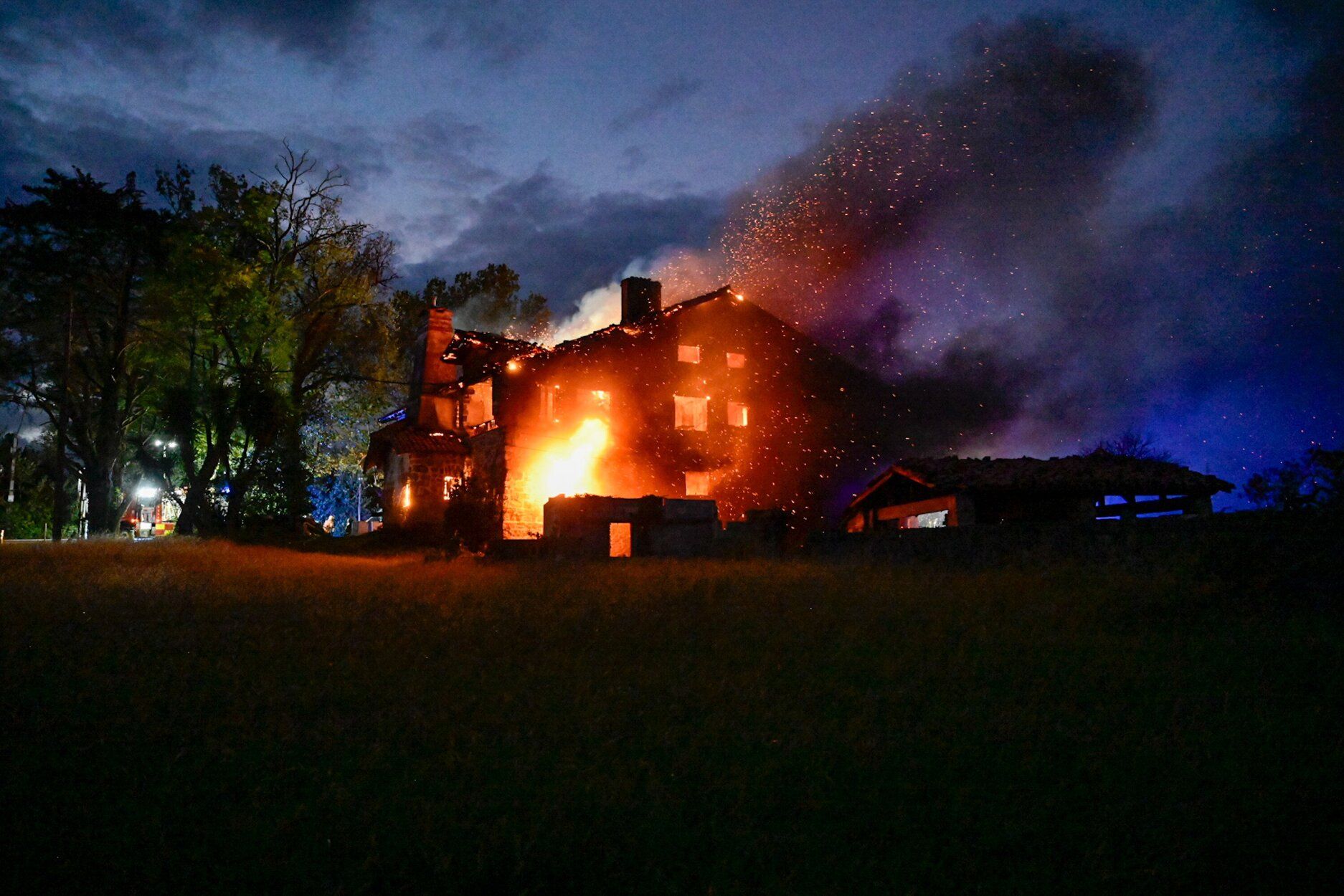 [Fotos] Segundo incendio del mes en Zumaia