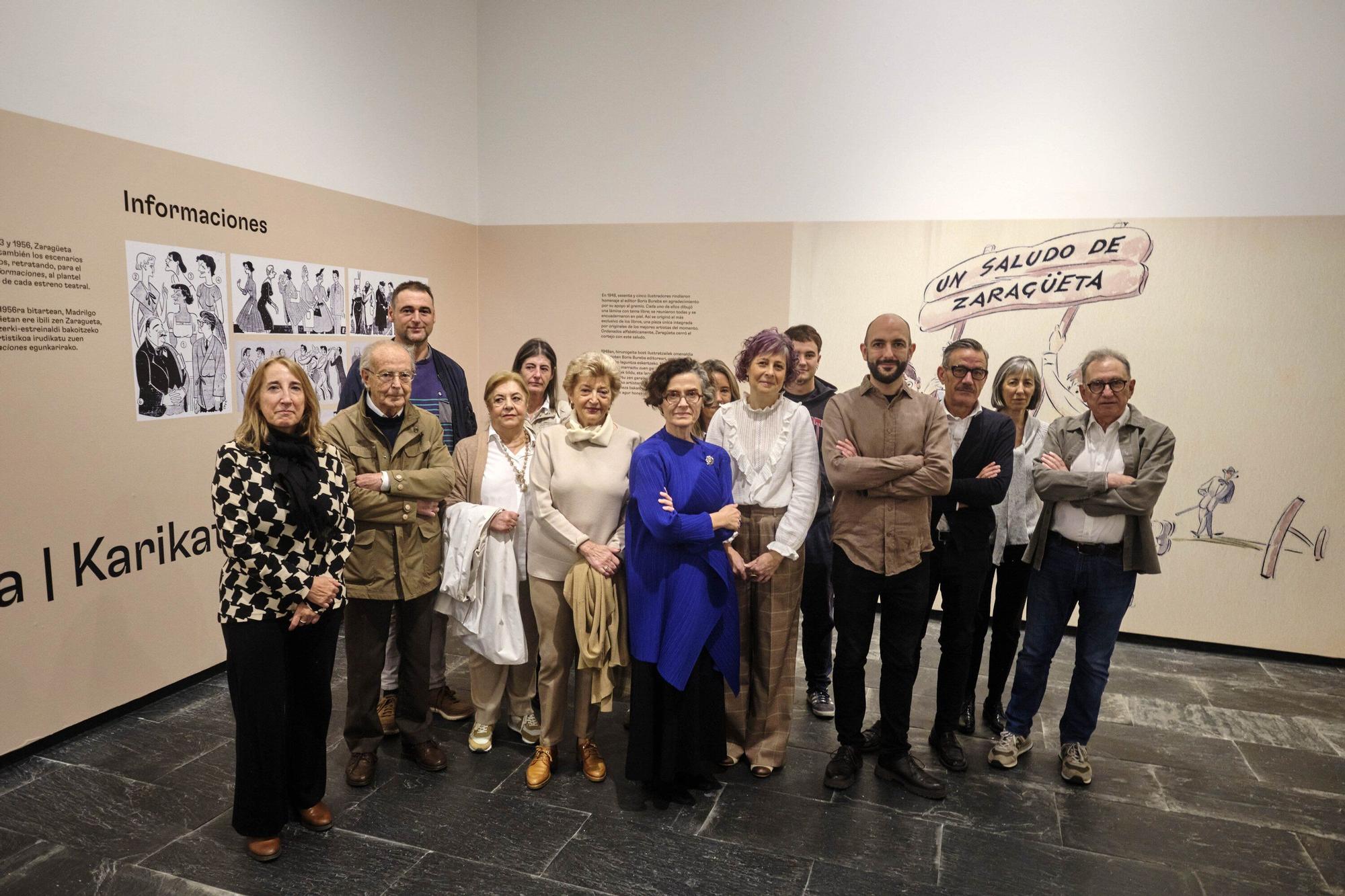 Fotos de la exposición temporal del Museo de Navarra 'Mariano Zaragüeta'