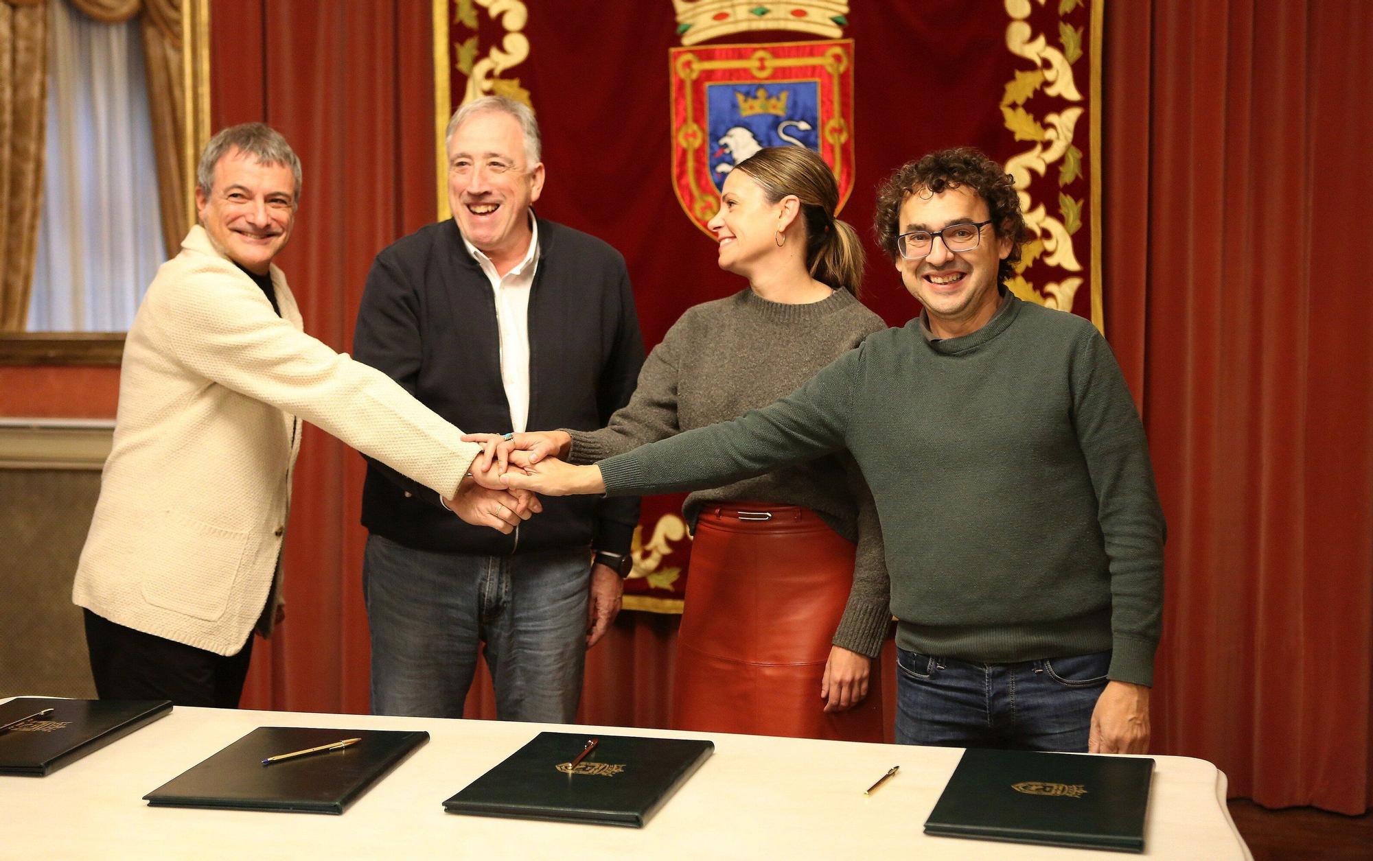 EH Bildu, Geroa Bai y Contigo Zurekin, firman, junto a PSN, el presupuesto de Pamplona 2026
