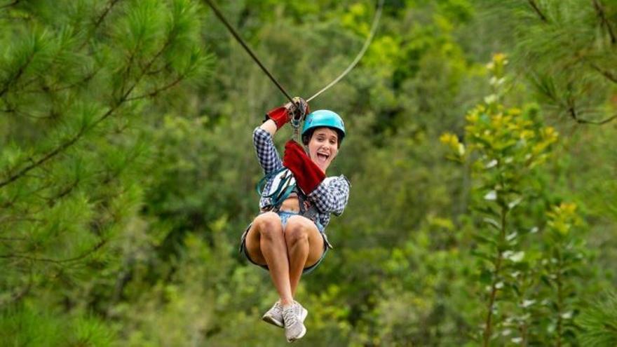Uno de los recorridos tendrá una tirolina de 140 metros de largo.