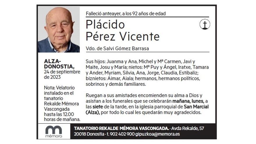 Plácido Pérez Vicente