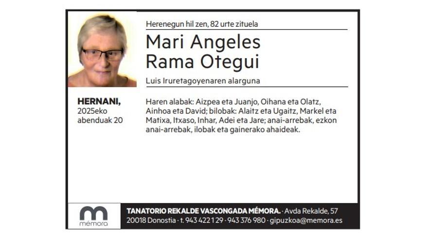 Mari Angeles Rama Otegui