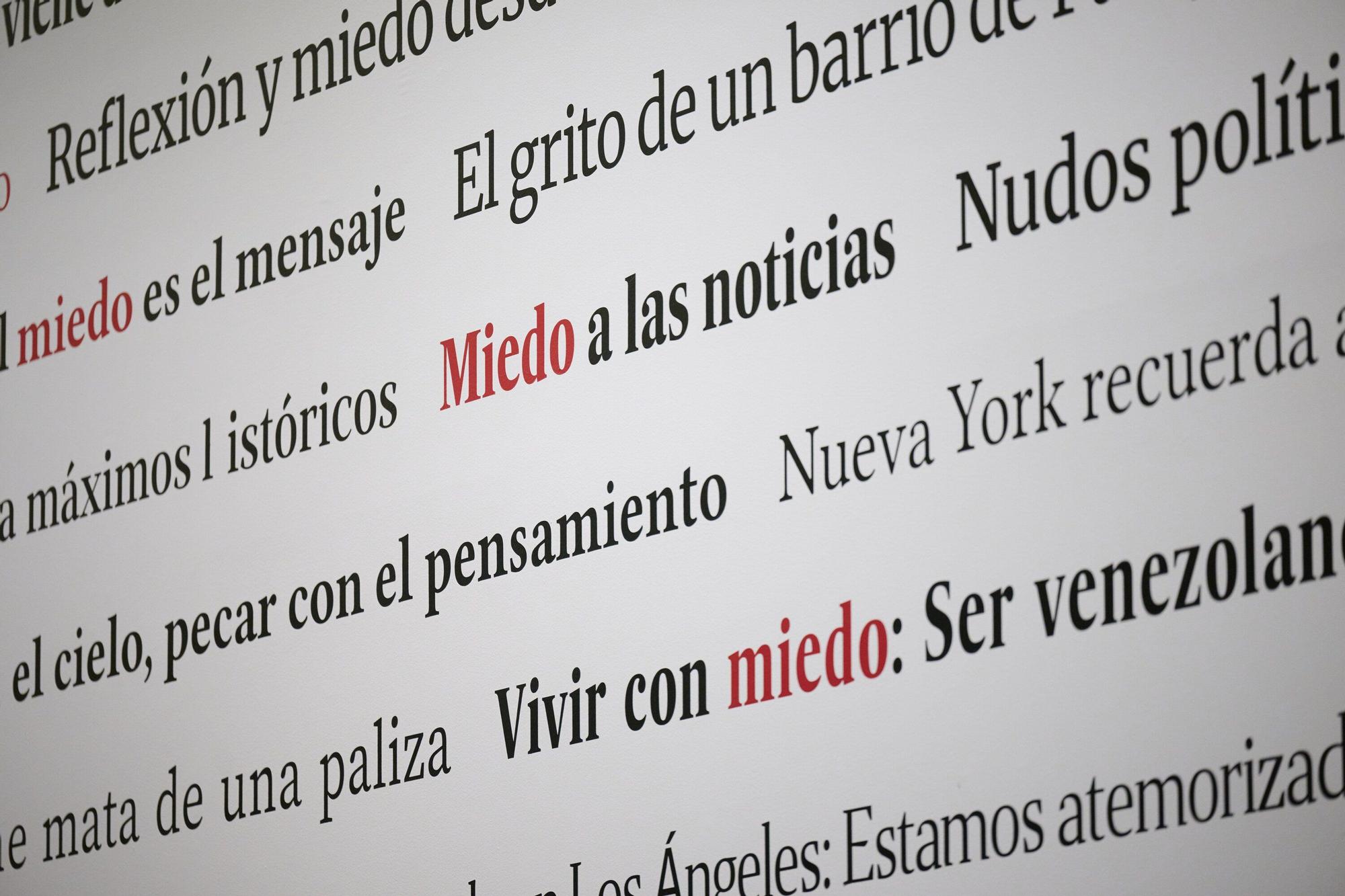 Muntadas: presentación de la exposición 'Entre miedos' en el MUN