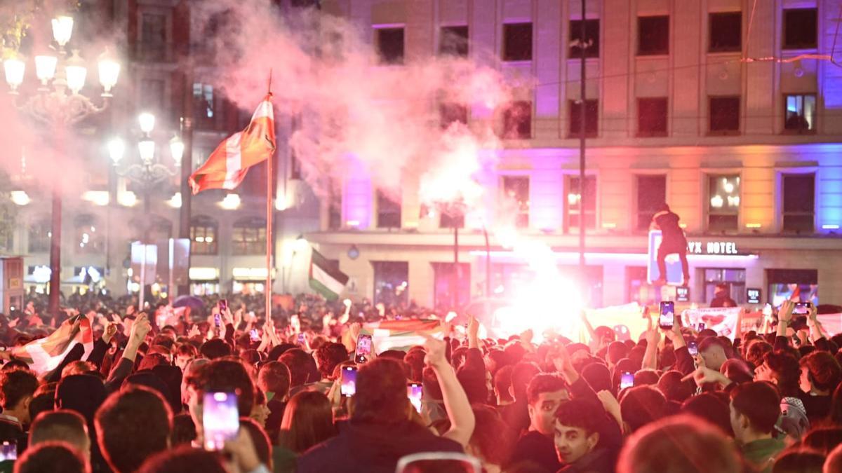 Segunda manifestación a favor de Palestina
