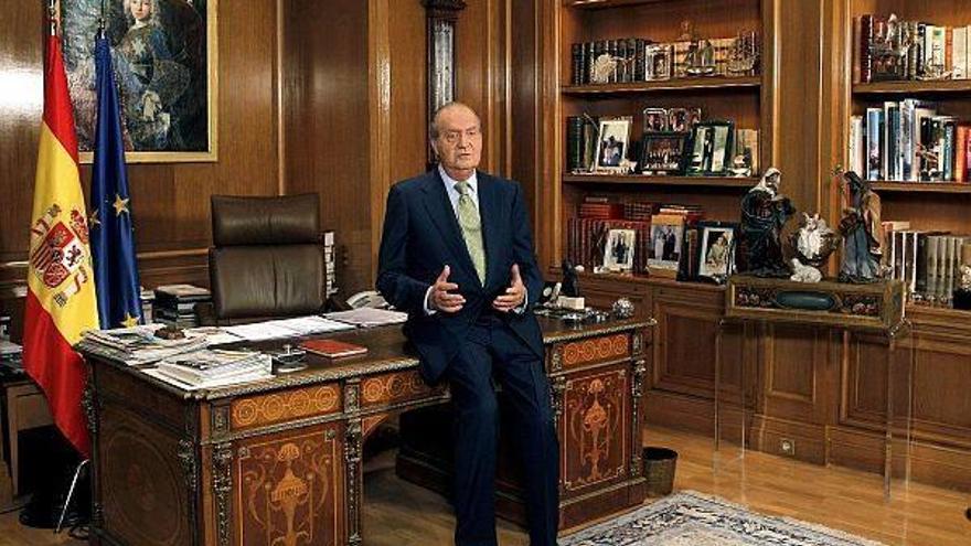 El rey Juan Carlos en su mensaje de Navidad