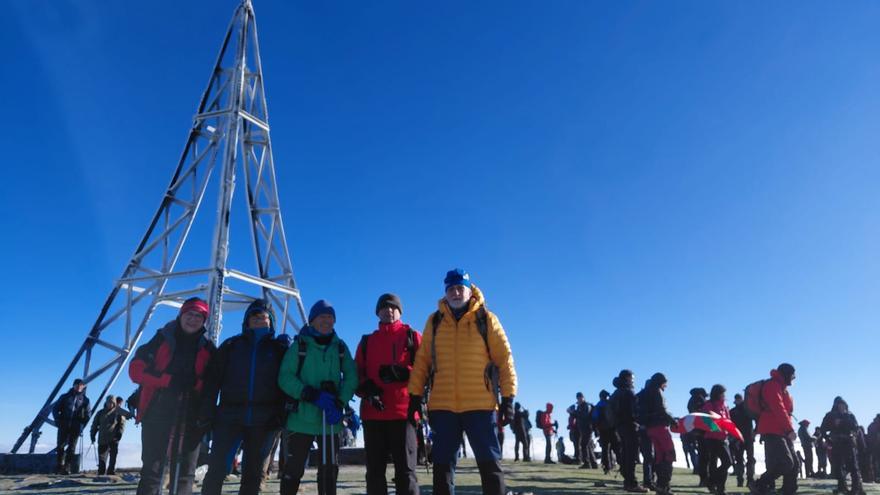 Tradicional subida al Gorbea en Nochevieja