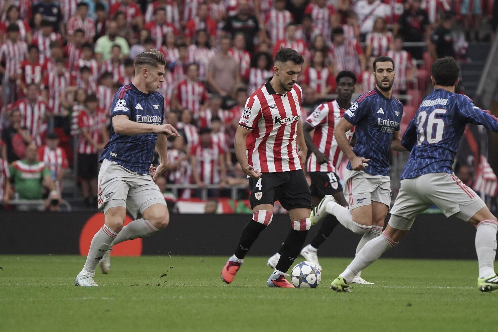 El Athletic-Arsenal, en imágenes