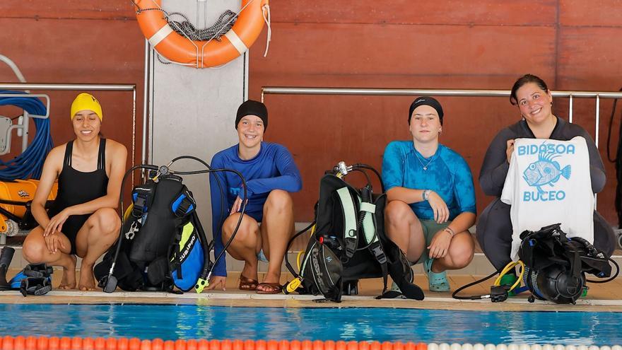 Bautismo de buceo en Aranzadi