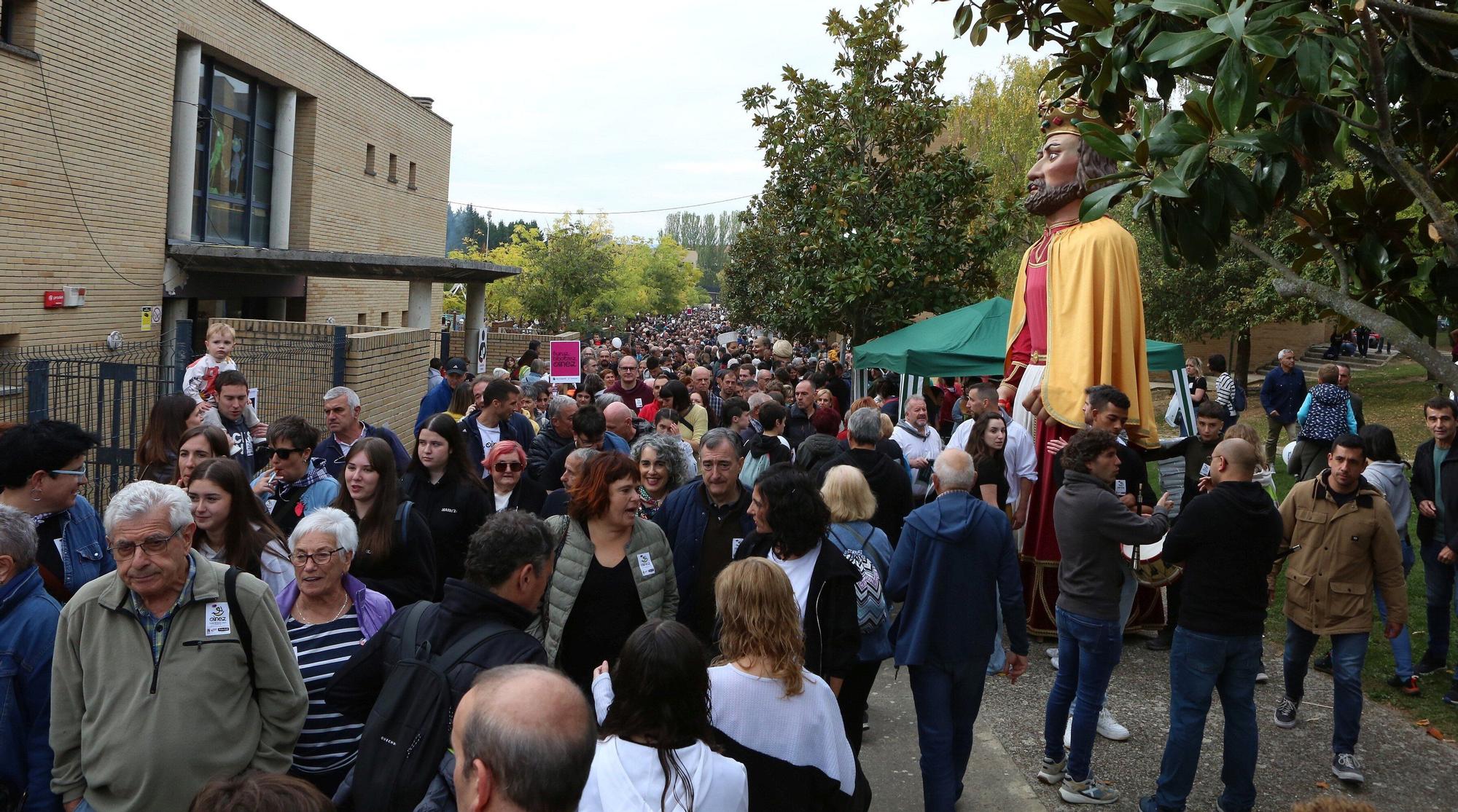 Fotos: Nafarroa Oinez 2025 en la ikastola Paz de Ziganda de Villava - Atarrabia