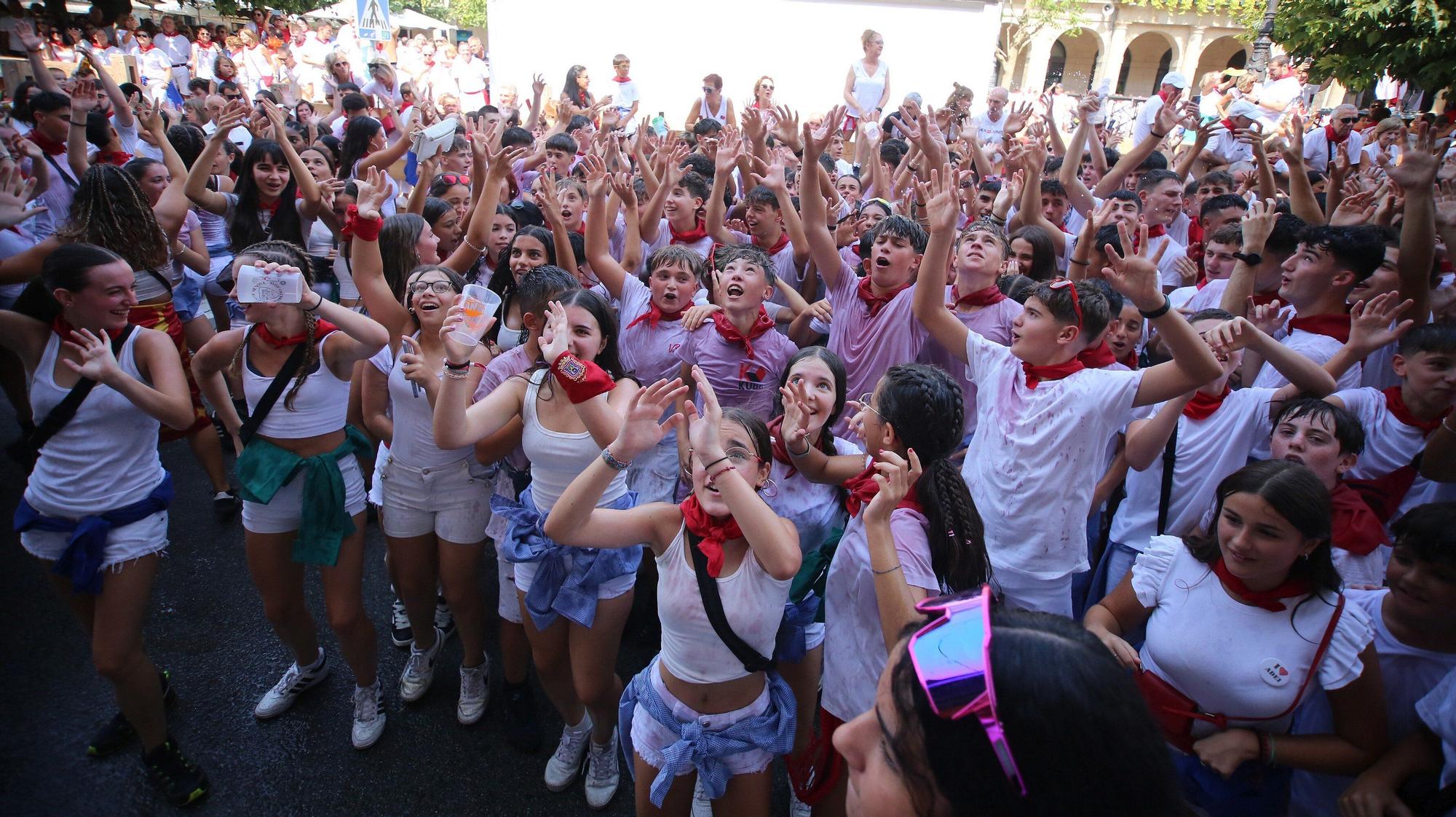Fotos del chupinazo de Tafalla