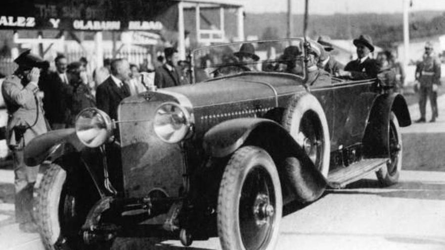 El coche Hispano Suiza del rey Alfonso XIII.