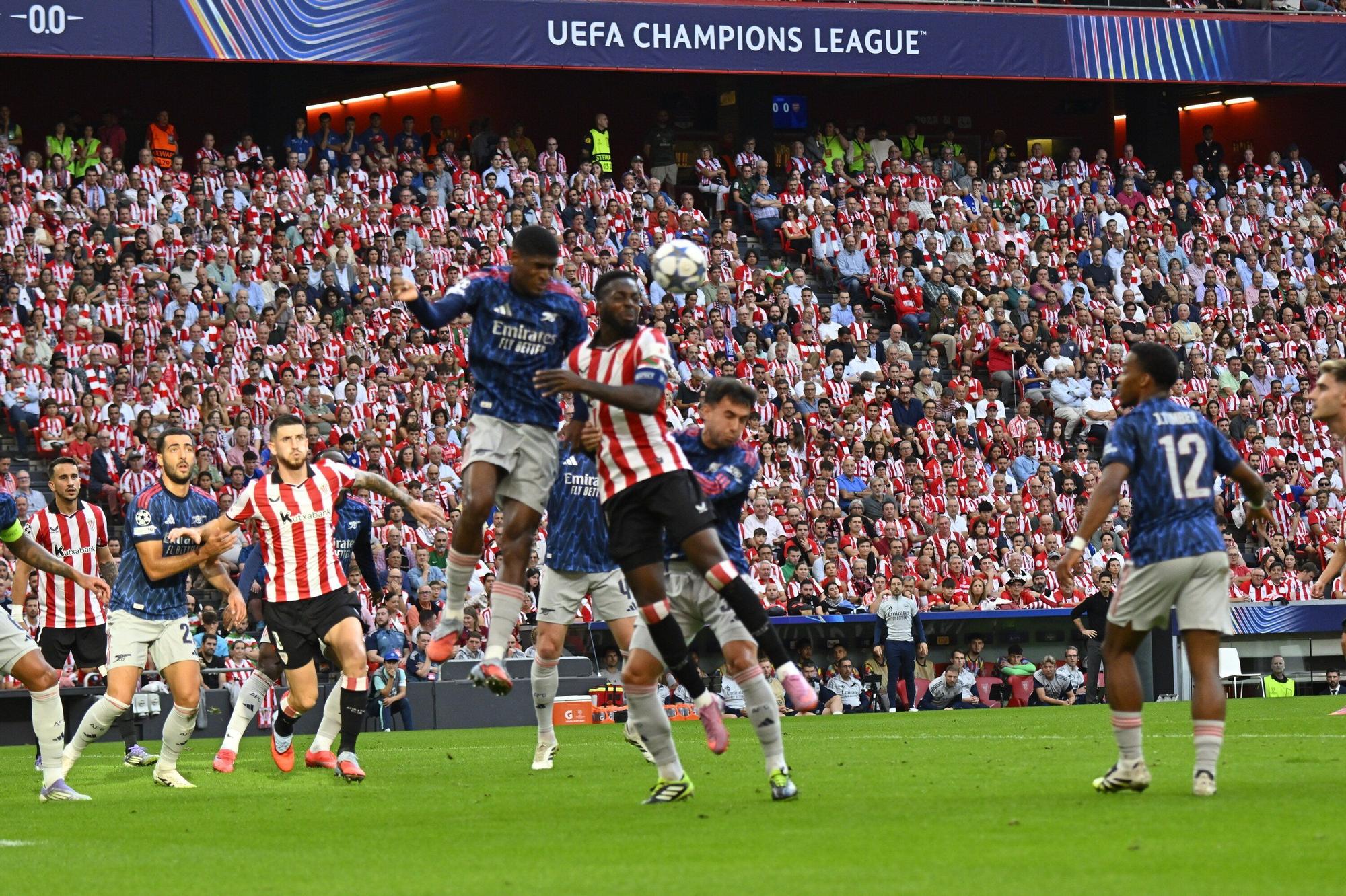 El Athletic-Arsenal, en imágenes