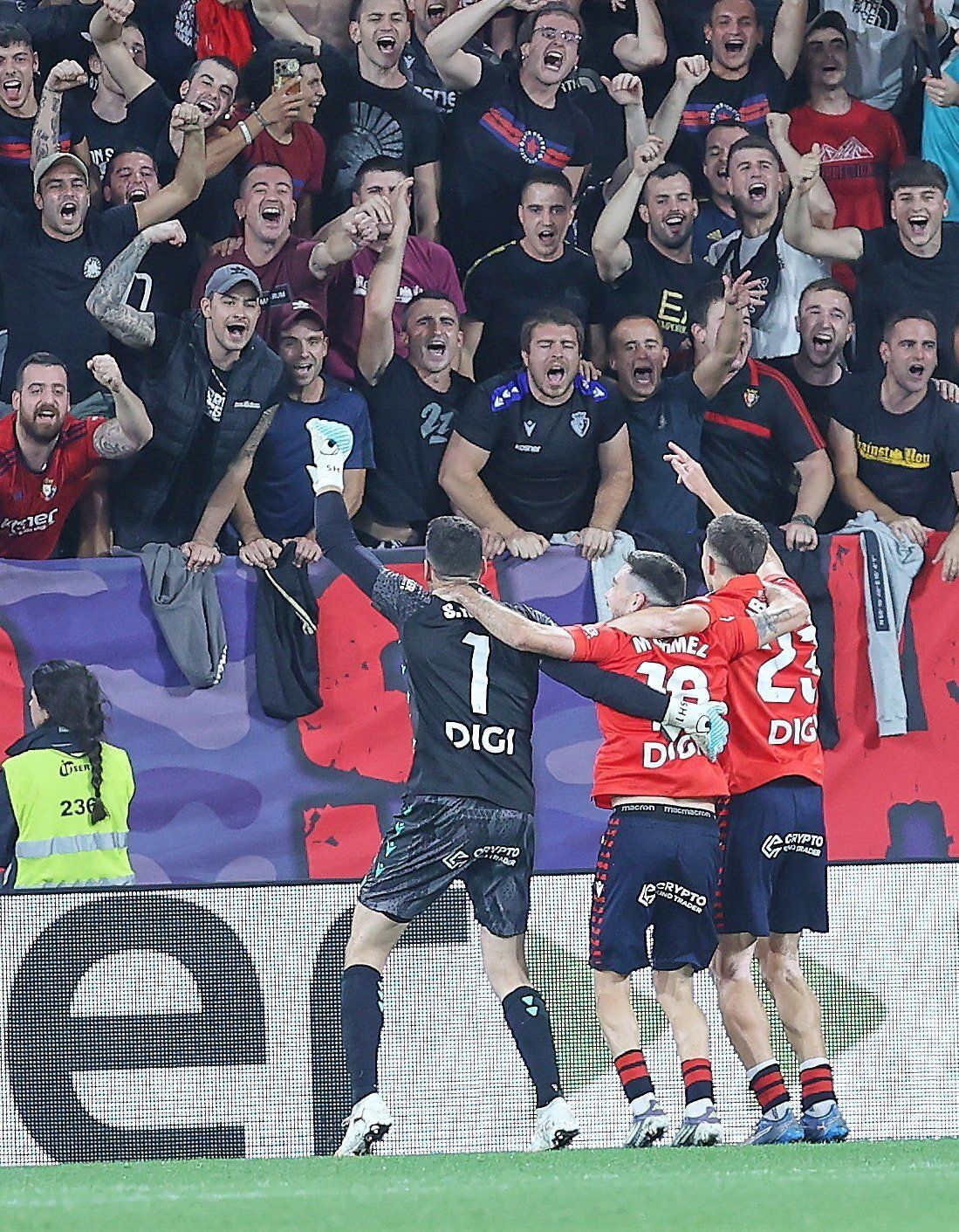 Fotos del Osasuna-Getafe en El Sadar