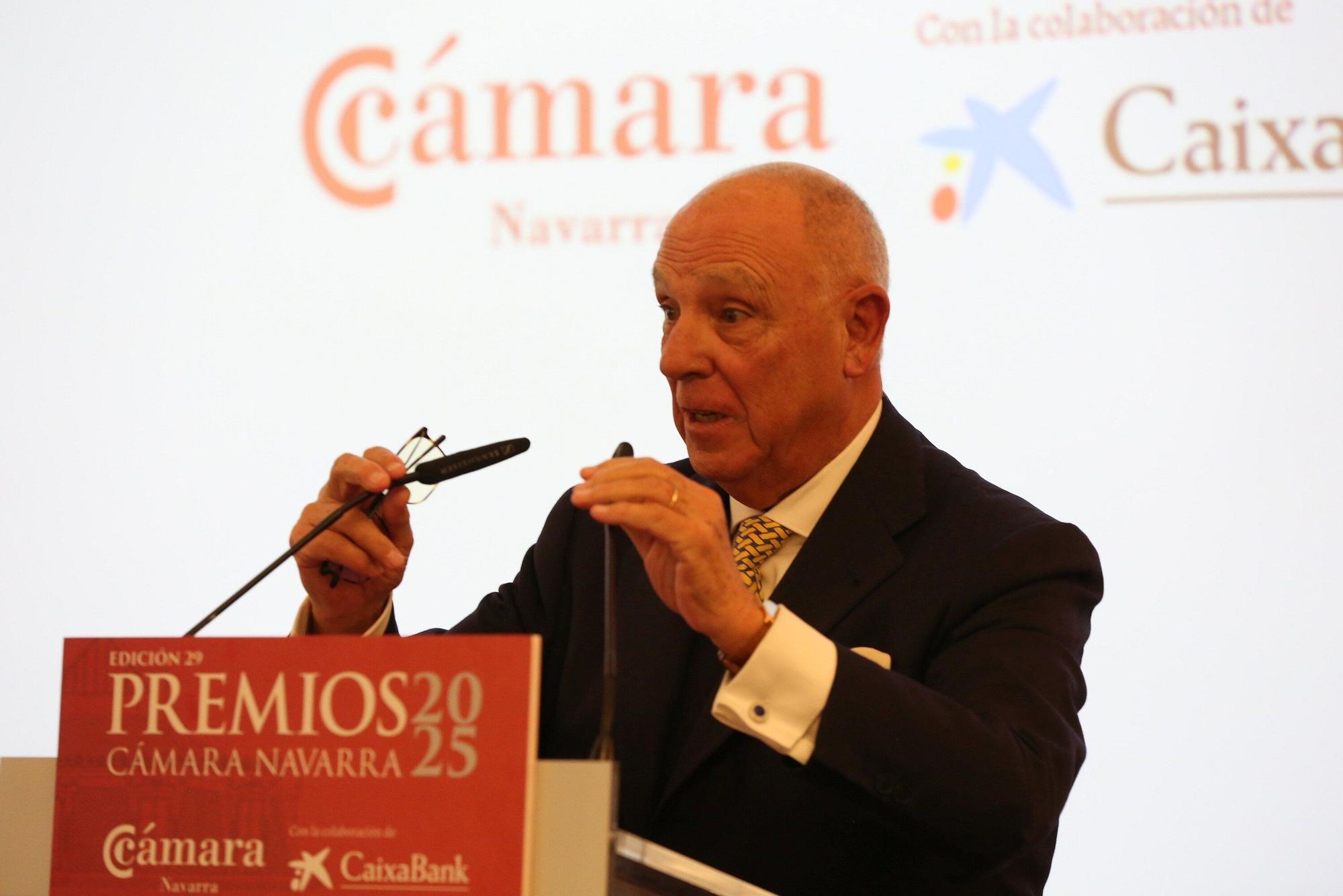 Fotos de la entrega de los Premios Cámara Navarra 2025