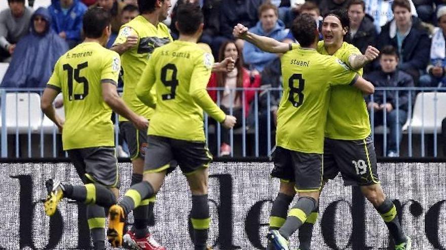El Málaga sucumbe ante un Espanyol efectivo