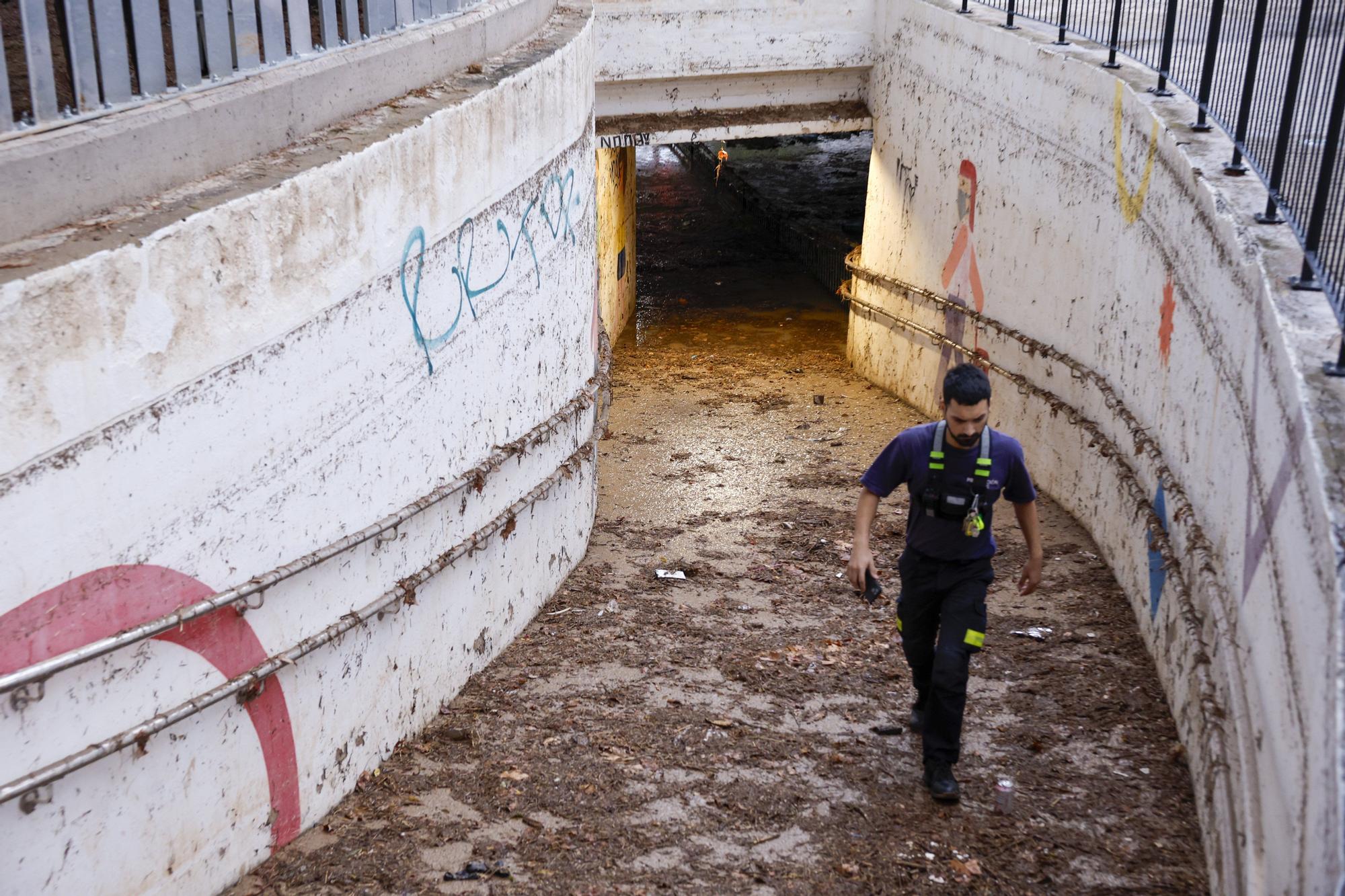 En imágenes: Valencia amanece en alerta roja por lluvias torrenciales