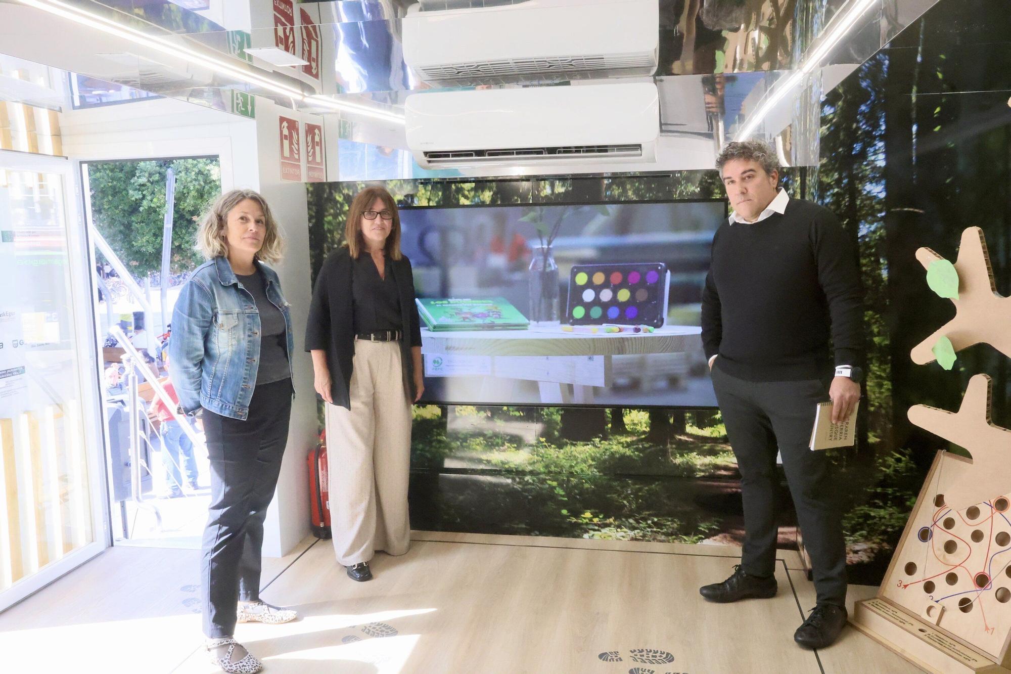 El camión de 'Egurraren Herria. Bosque Country' arranca en Vitoria