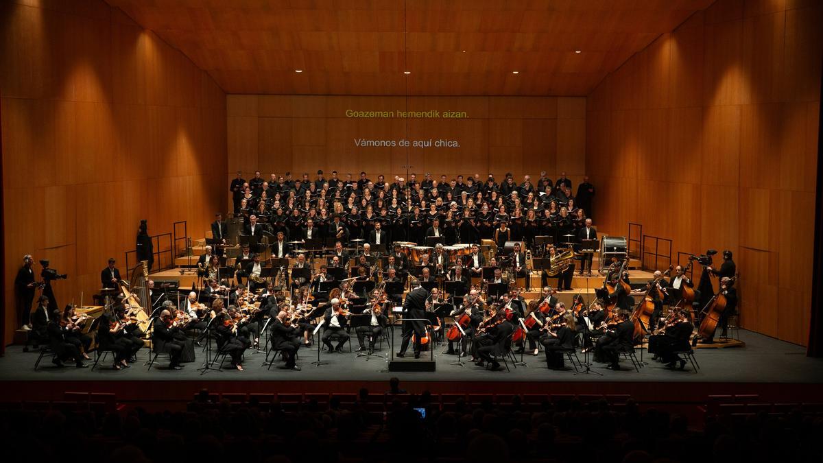 Imagen de archivo de un concierto de la Euskadiko Orkestra.