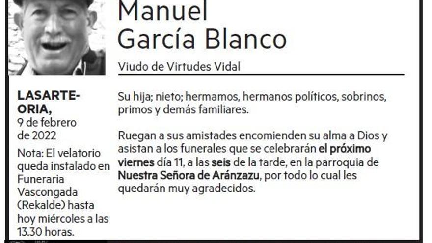 Manuel García Blanco