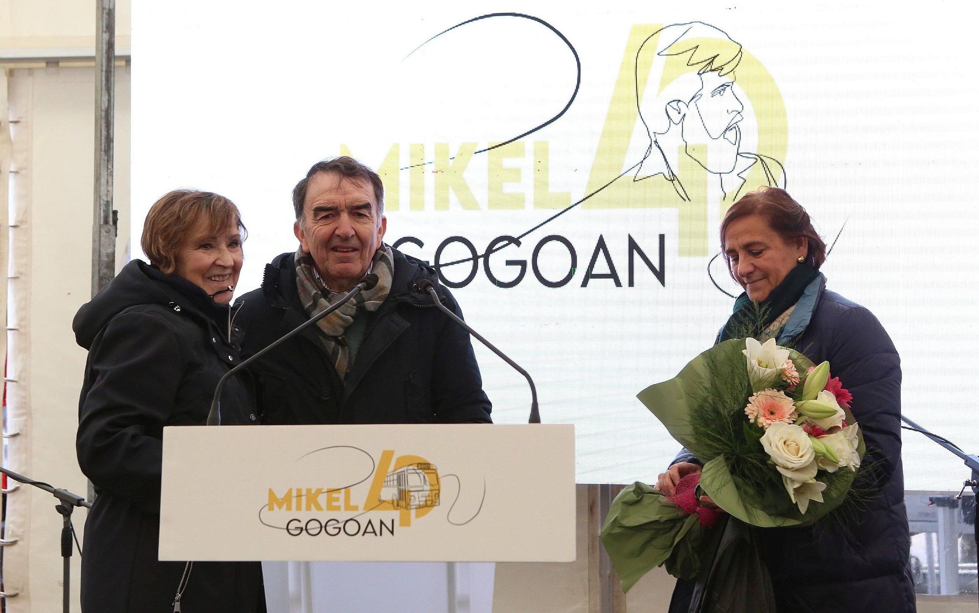 Fotos del homenaje a Mikel Zabalza en el 40 aniversario de su muerte tras ser detenido por la Guardia Civil