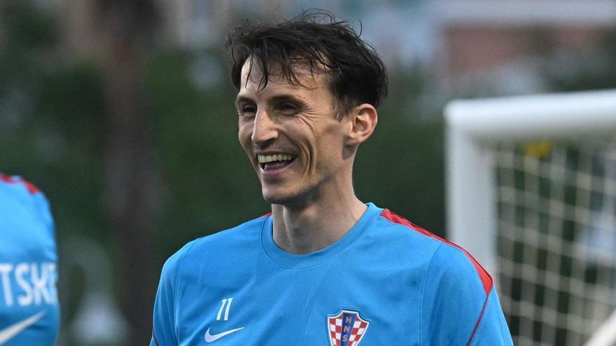 Ante Budimir juega este viernes ante Colombia