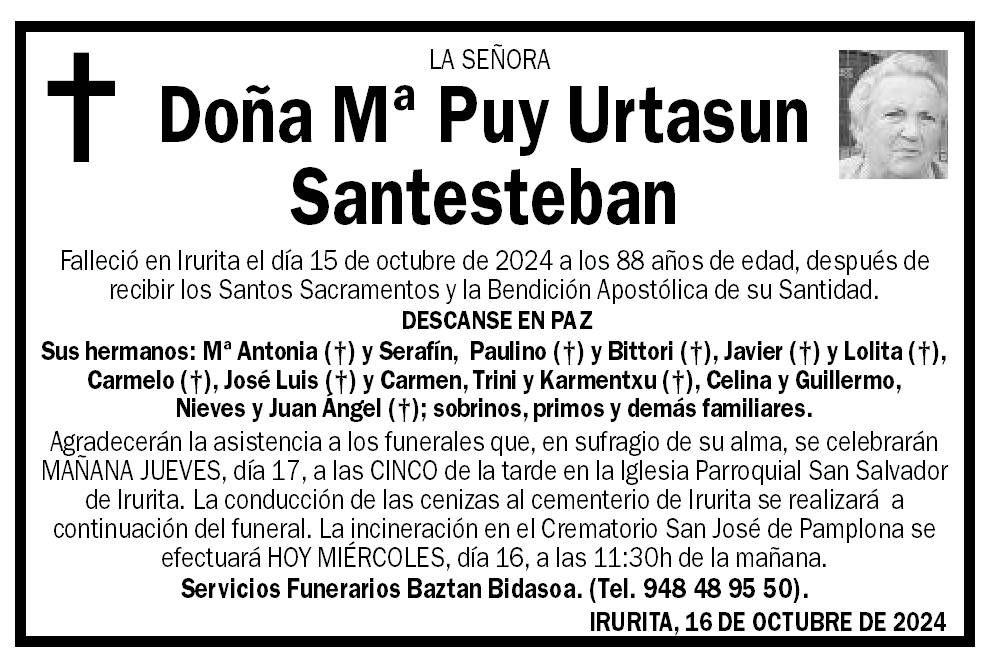 Mª Puy Urtasun Santesteban