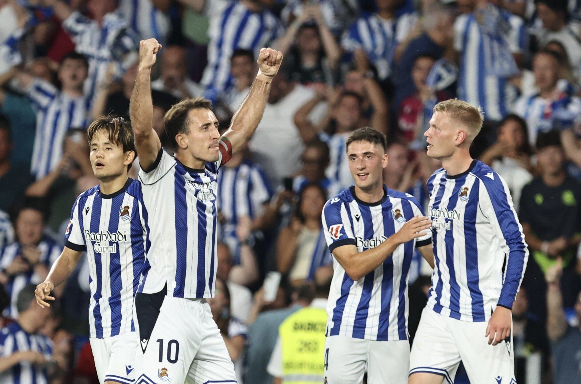 [Fotos] Partido loco en Anoeta de la Real Sociedad y el Espanyol