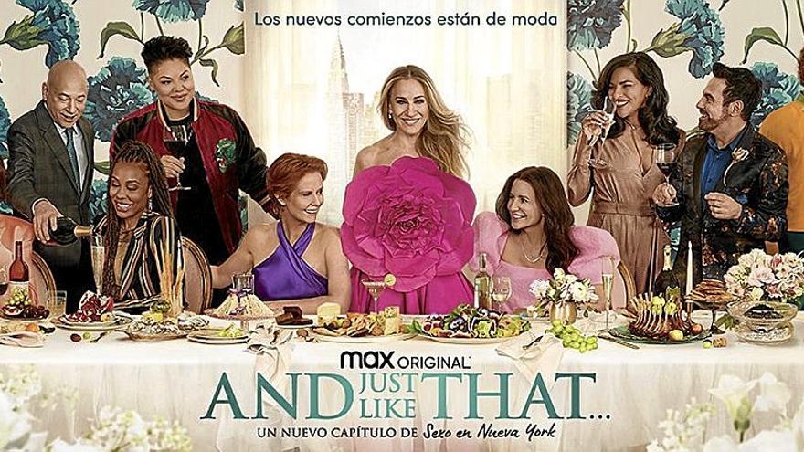 Cartel anunciador de la nueva temporada de ‘And just like that ...’.