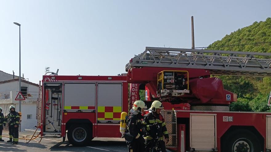 Tres personas atendidas tras el incendio de una cocina en Tierra Estella