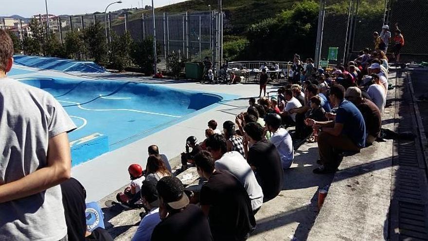 La pista de ‘skate’ bermeotarra cumple doce años. Foto: Bermeoko Udala