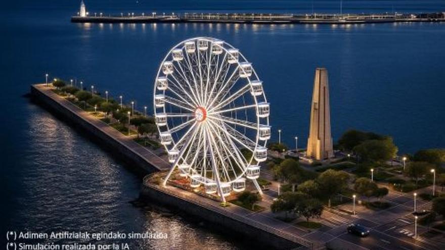 Getxo instalará una gran noria por Navidad