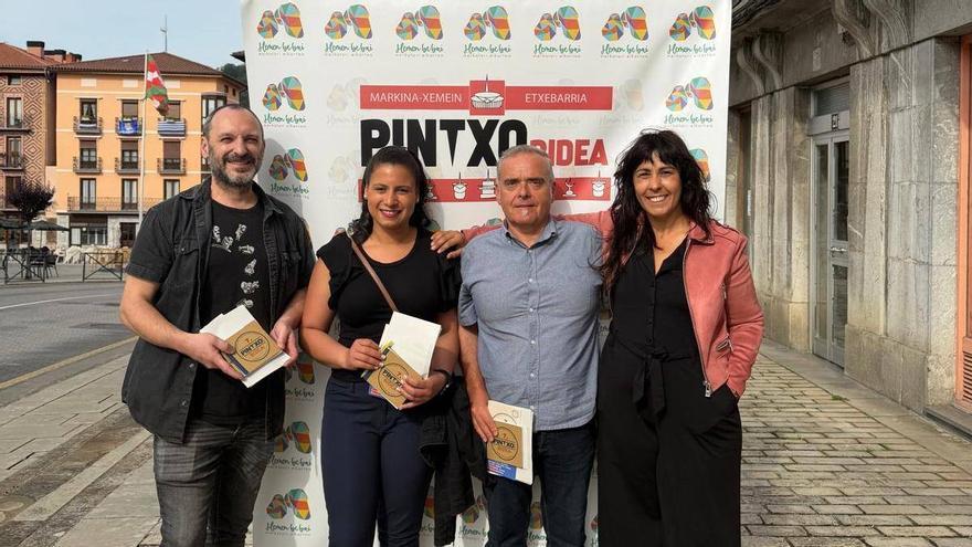 Pintxo-lehiaketa ospatzen ari da Markina-Xemeinen