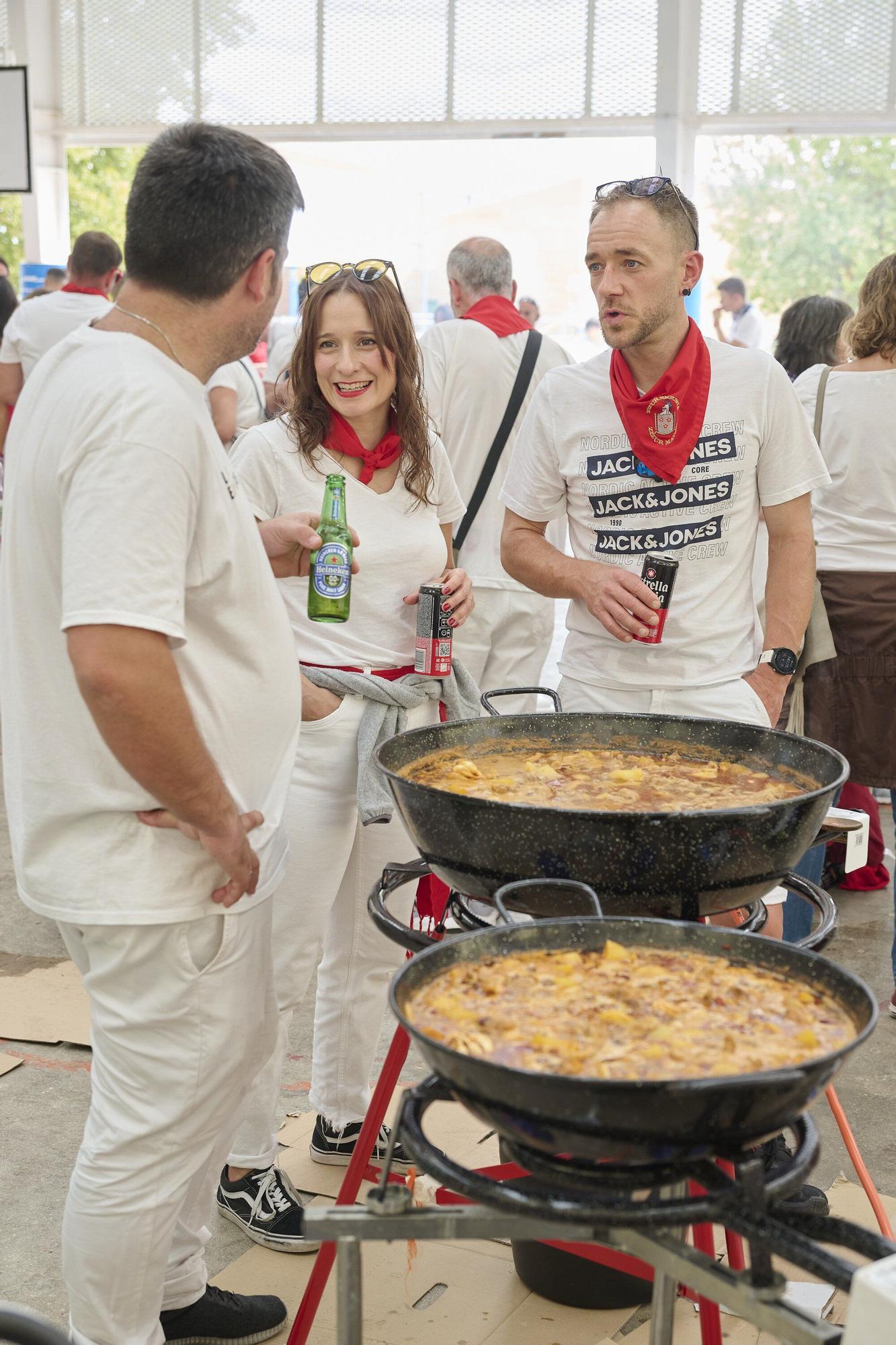 Fotos de la comida del pato en Zizur