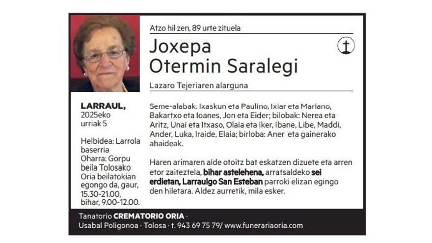 Joxepa Otermin Saralegi