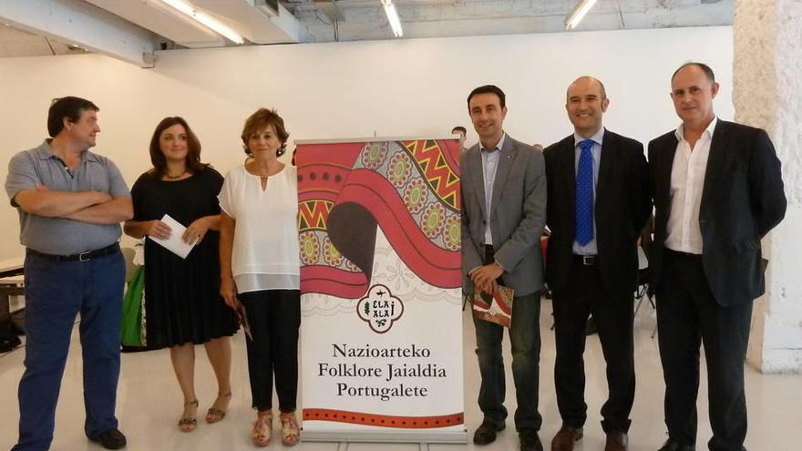 Presentación del Festival Internacional de Folklore de Portugalete