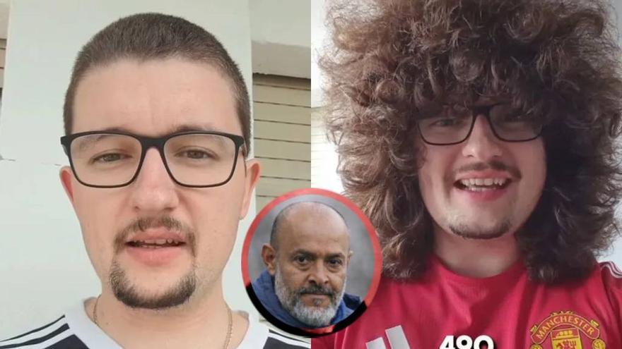 Un exjugador de Osasuna, el último escollo del reto viral de un aficionado del Manchester United