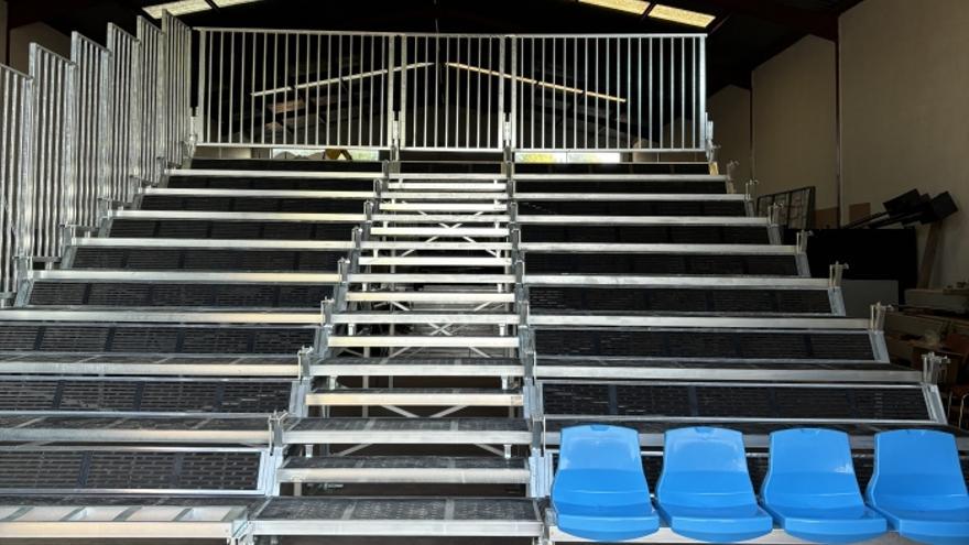 Tudela compra un nuevo graderío modular desmontable para eventos y espectáculos