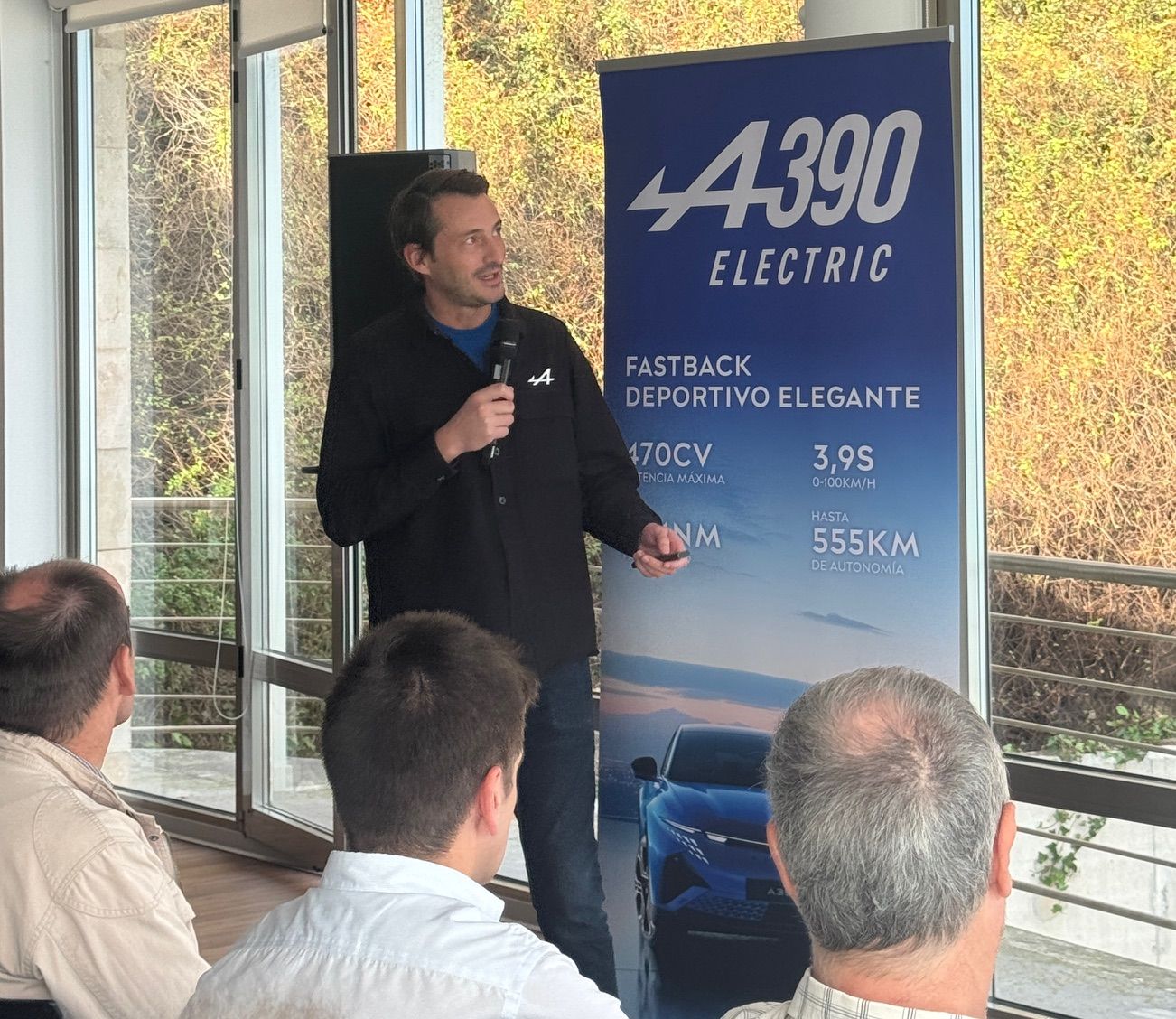 La llegada de Alpine a Donostia