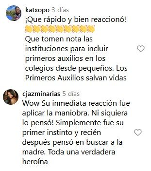 Algunos de los comentarios al vídeo.