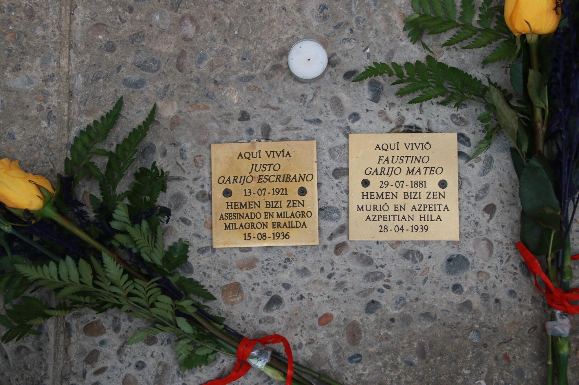 Homenaje en Corella a 7 de sus 85 vecinos asesinados en el golpe de estado de 1936