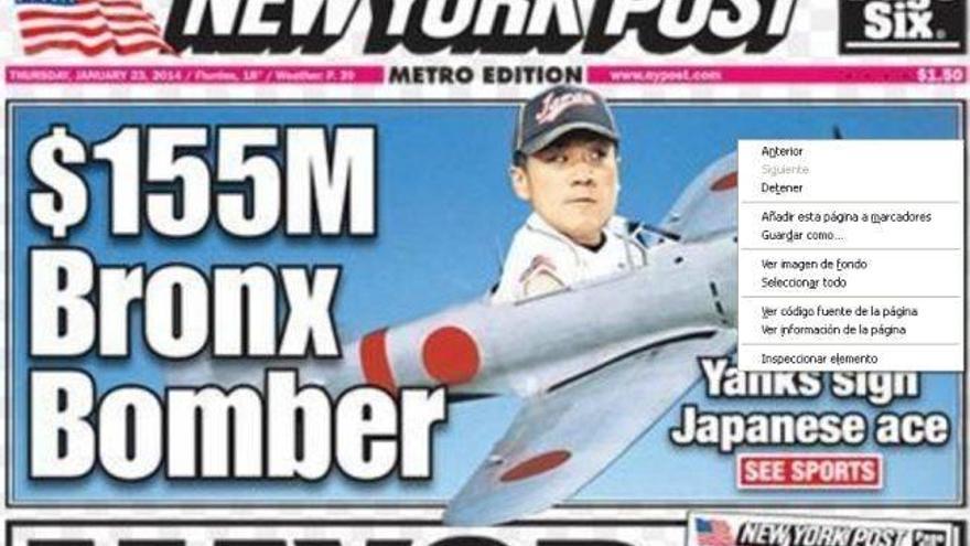 Un japonés de los Yankees pilotando un caza como los de Pear Harbour desata la polémica