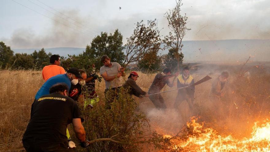 El incendio de Molezuelas se convierte en el más grave del verano
