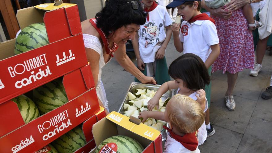 Melones y jotas en el cuarto día de Tafalla