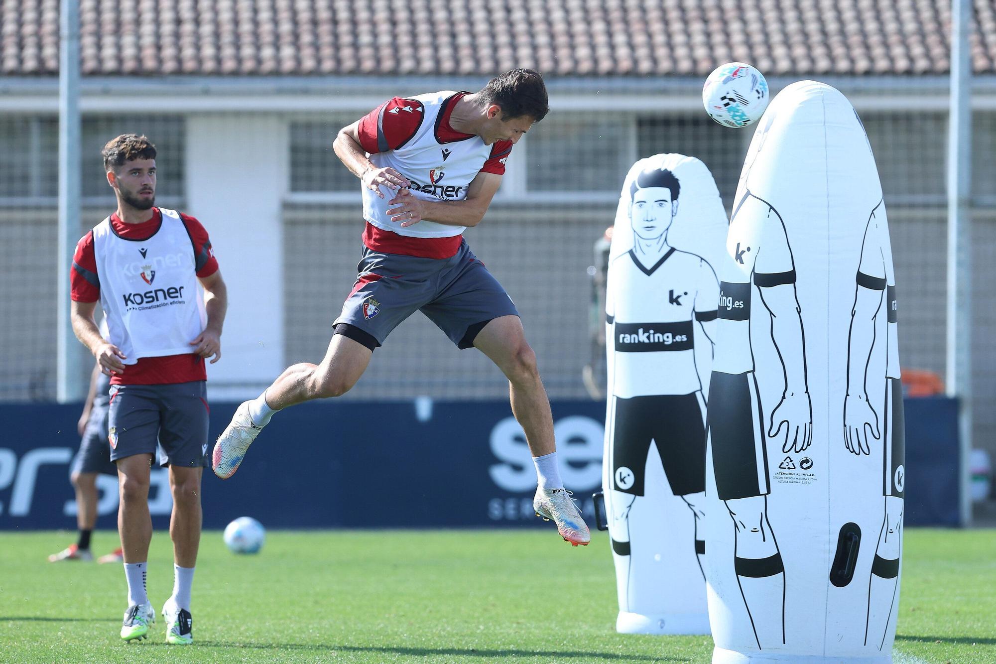 Fotos del entrenamiento de Osasuna antes del viaje a Villarreal