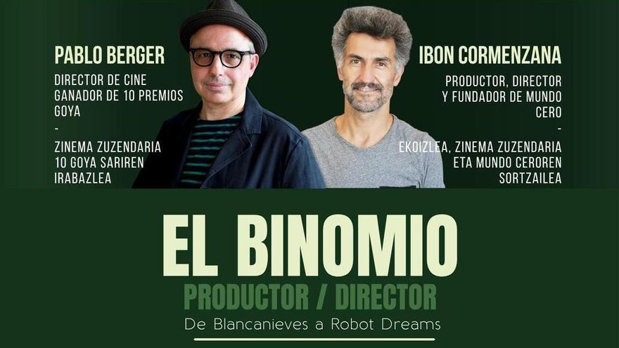 Los directores Pablo Berger e Ibon Cormensana charlan en Orduña sobre cine