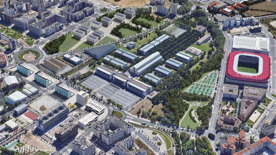 El Gobierno de Navarra aprueba la modificación del PSIS para revitalizar el entorno de la UPNA en Pamplona