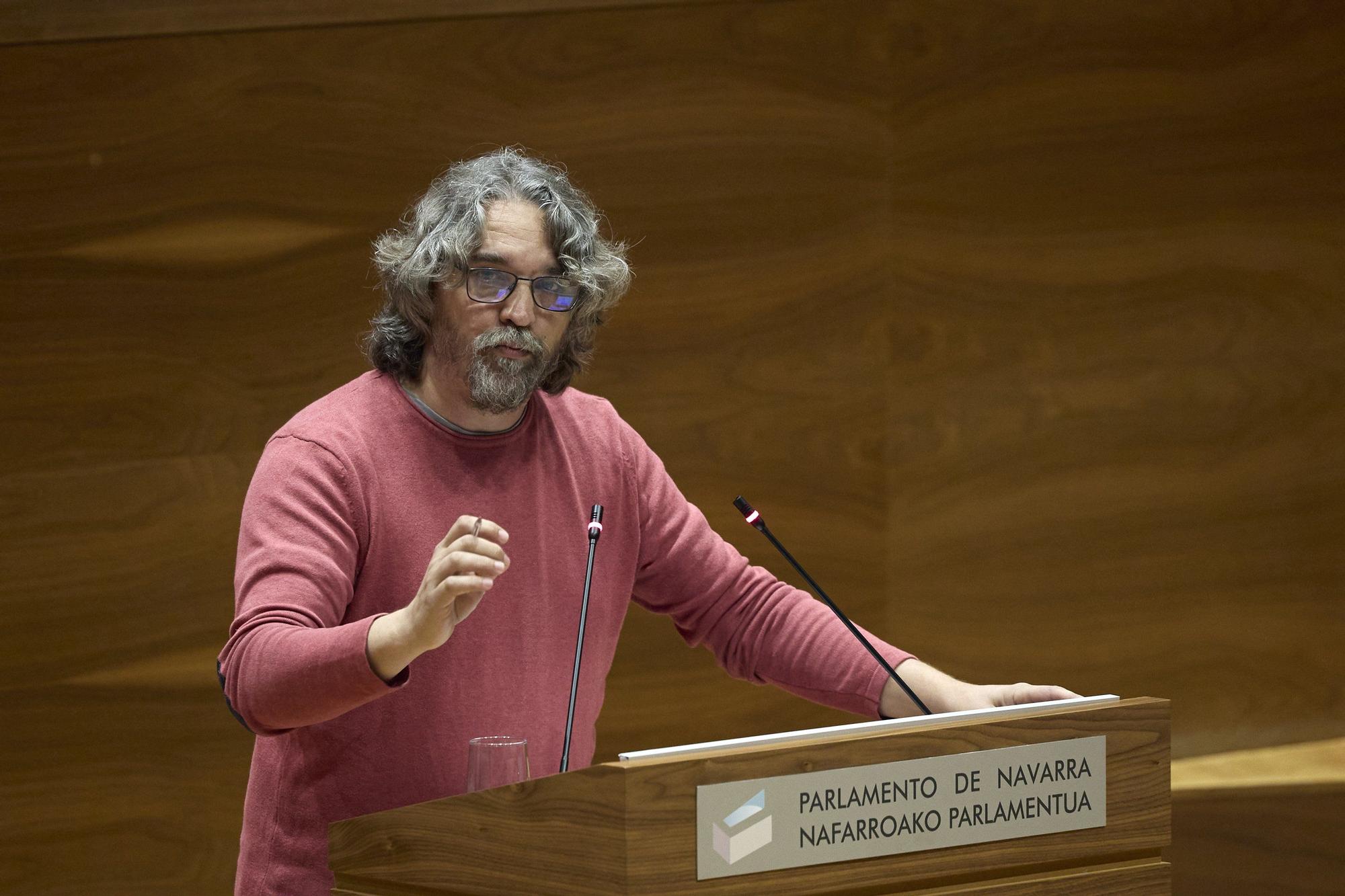 Fotos del pleno del Parlamento de Navarra del jueves 30 de octubre
