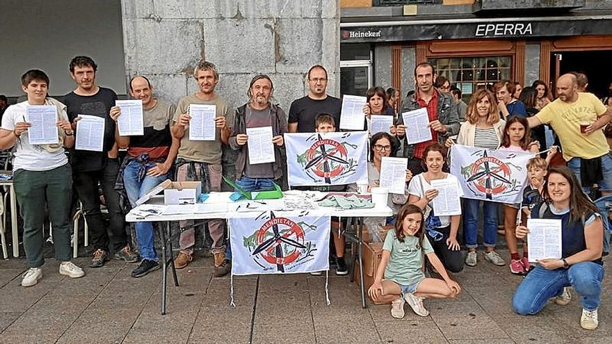Azpeitia: Recogida de firmas contra  el PTS de Energías Eólicas